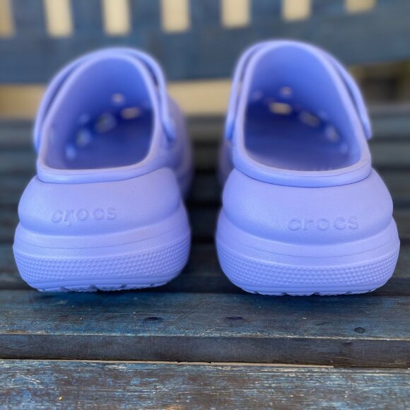 Crocs Classic Platform Clogs Men’s 9 / Women’s 11 Lavender Purple Slip-On Sandal - Picture 8 of 10